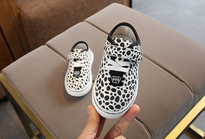 Leopard print children's sneakers - Amazhona 