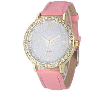 Women's watch sun face quartz watch personality rhinestone decoration fashion watch - Amazhona 