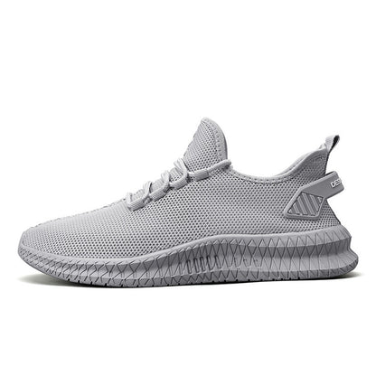 Woven Mesh Small White Shoes Summer And Autumn Plus Size Men's Sports Casual Shoes - Amazhona 