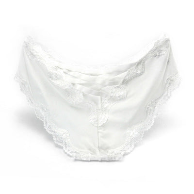 Ice silk lace panties - Amazhona 