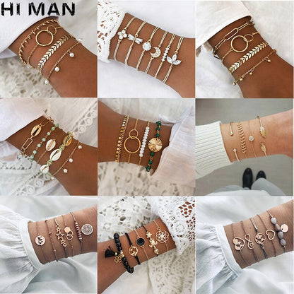 Simiya style multilayer chain bracelet - Amazhona 