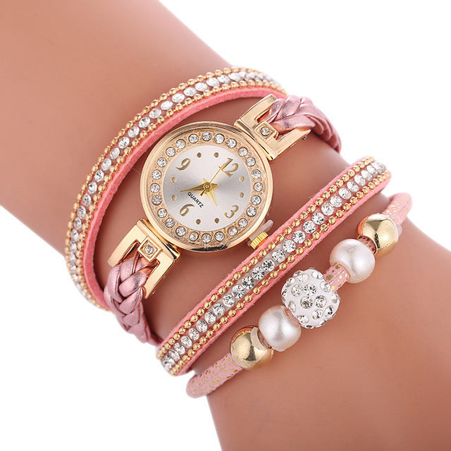 Diamond Women's Alloy Watch - Amazhona 