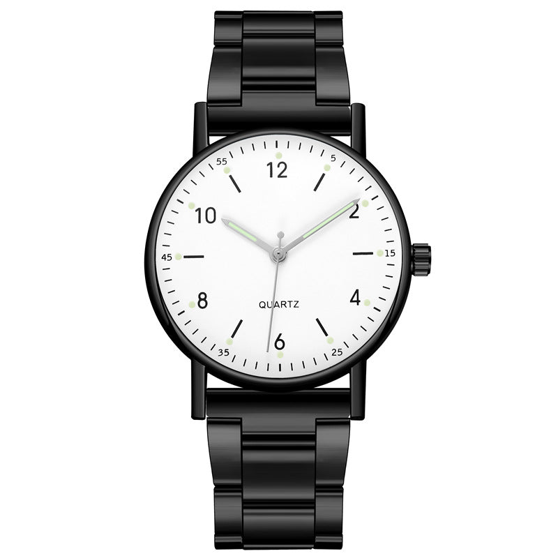 Steel band men's and women's quartz watches - Amazhona 