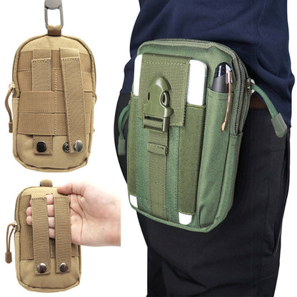 Outdoor Sports Molle Tactical Pocket Male 5.5 6 Inch Waterproof Mobile Phone Bag - Amazhona 