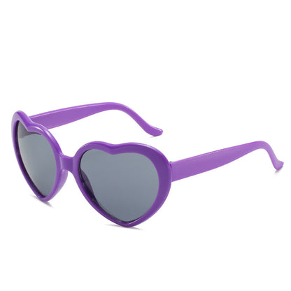 Women's Fashion Trend Heart-shaped Sunglasses - Amazhona 