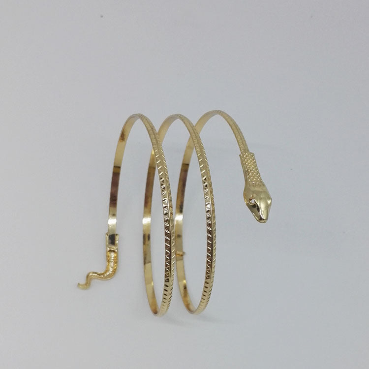 Metal Snake Shaped Bracelet Snake Bracelet - Amazhona 