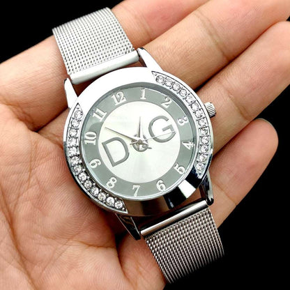 2022 Hot Sale European Fashion Watch Women Luxury Brand DQG Quartz Watch Reloj Mujer Casual Stainless Steel Ladies Clock - Amazhona 