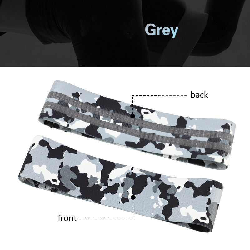 Anti-slip yoga camouflage color resistance band - Amazhona 