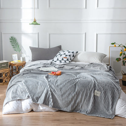 Flannel sheets Solid blanket - Amazhona 