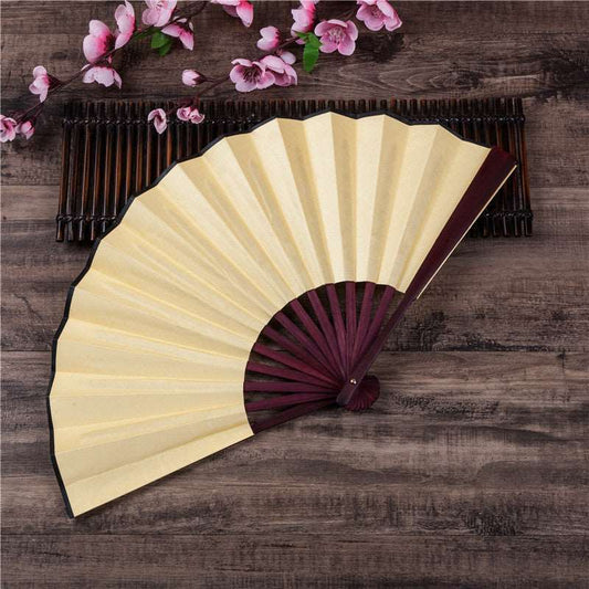 Double-sided silk fan - Amazhona 