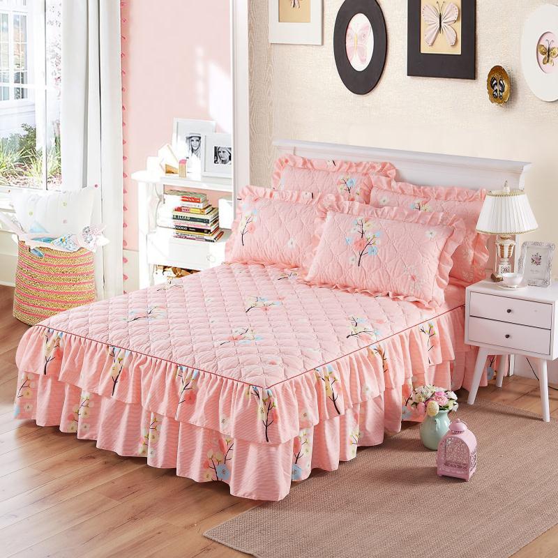 Thick double-layer lace bedspread - Amazhona 