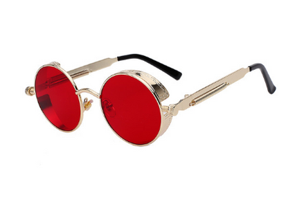 Austin Powers Vintage Round Metal Frame Sunglasses - Amazhona 