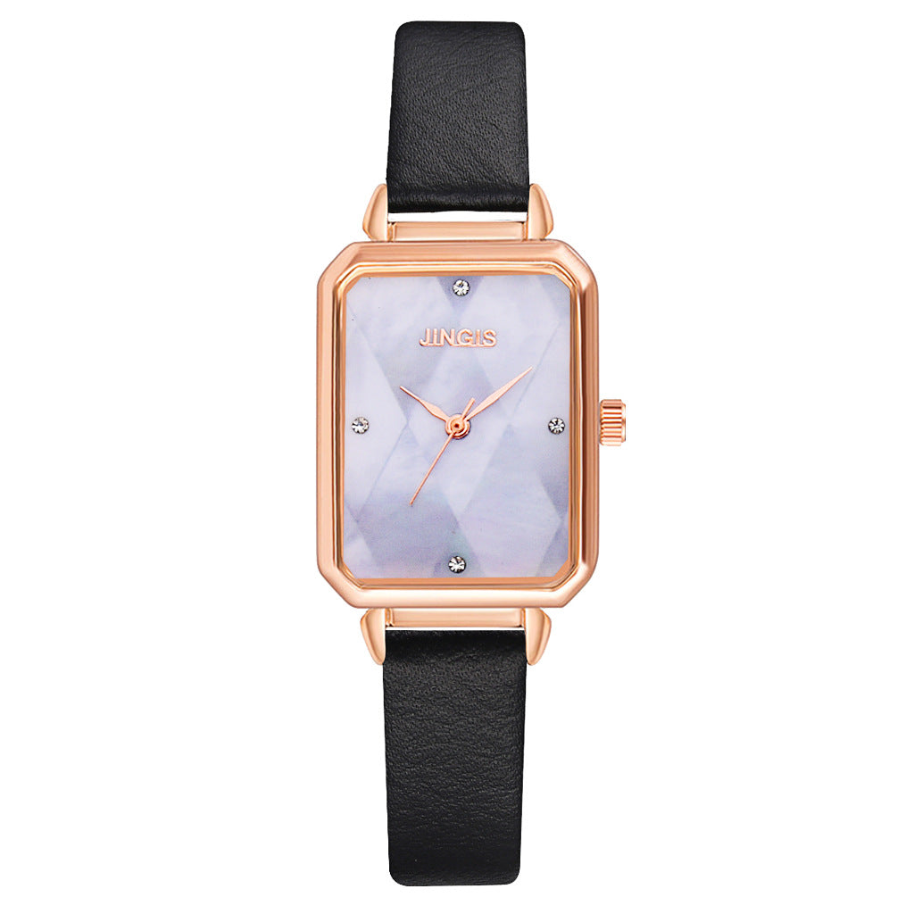 Fashion Quartz Watch Simple Classic Watch Female Niche All-match Female Watch - Amazhona 