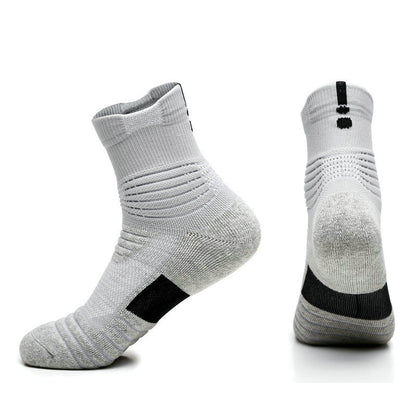 Basketball Socks Men's Thickened Long Tube High-top Sports Socks - Amazhona 