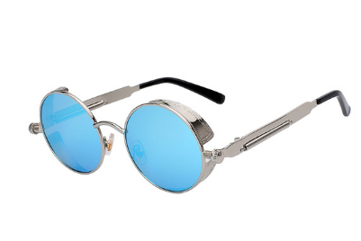 Austin Powers Vintage Round Metal Frame Sunglasses - Amazhona 