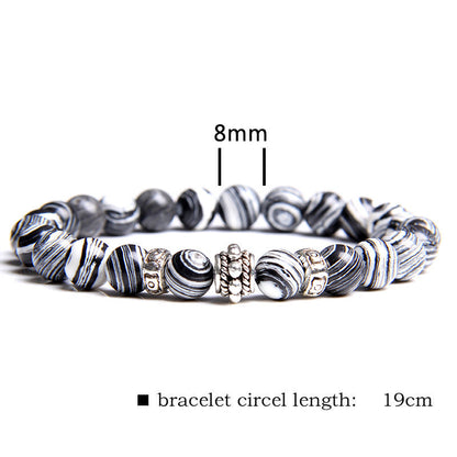 Volcanic Stone Bracelet Yoga Bead Couple Bracelet - Amazhona 