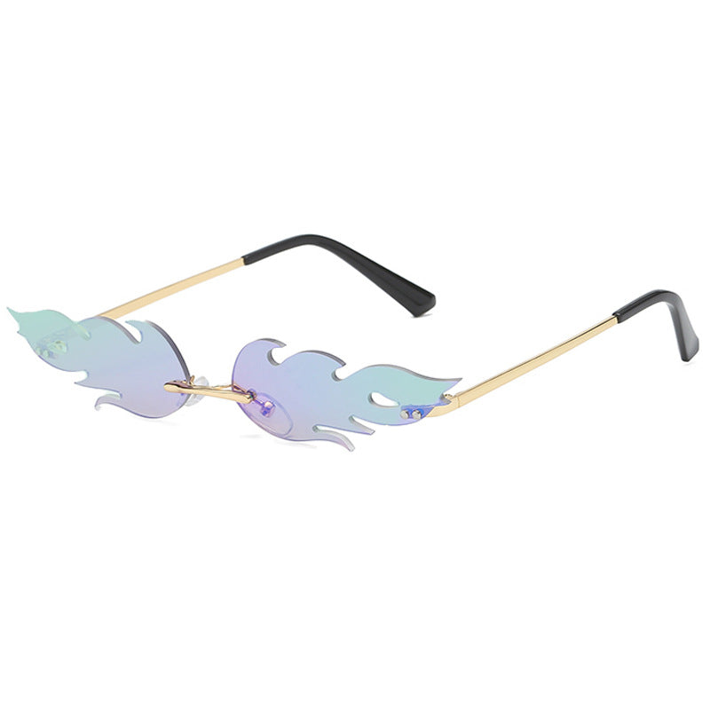 Men's And Women's Metal Frameless Sunglasses - Amazhona 