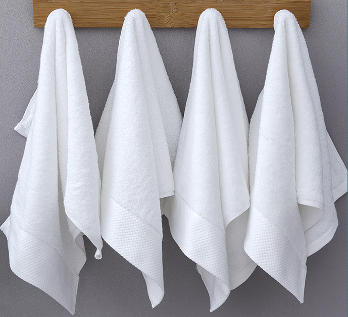 Cotton Thickened Absorbent White Towel