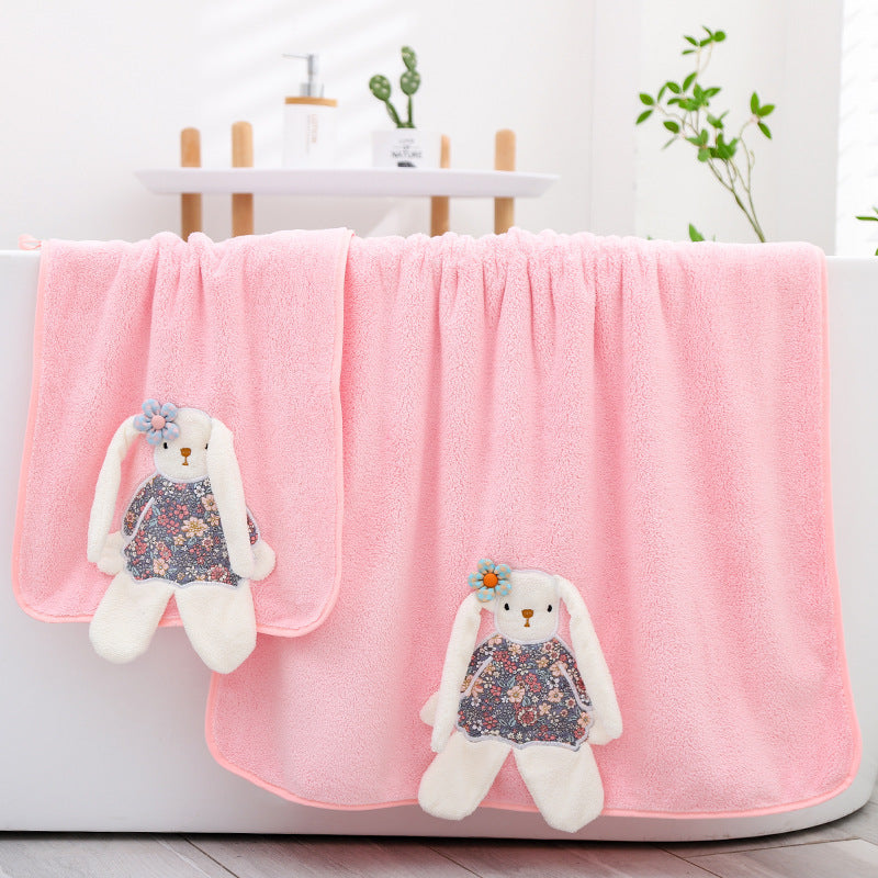 Children's Towel Baby Bath Towel Two Piece Set - Amazhona 