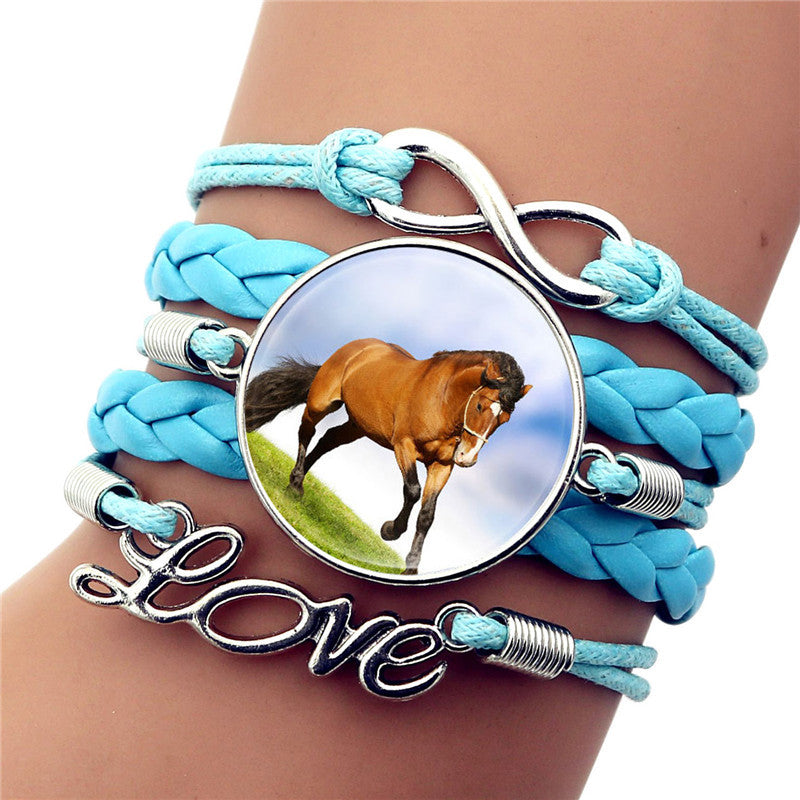 Time Gem Black Horse Bracelet - Amazhona 