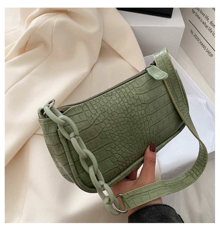 Net Red French Underarm Bag Small Bag Texture Western Style Ins Temperament Shoulder Bag Women - Amazhona 