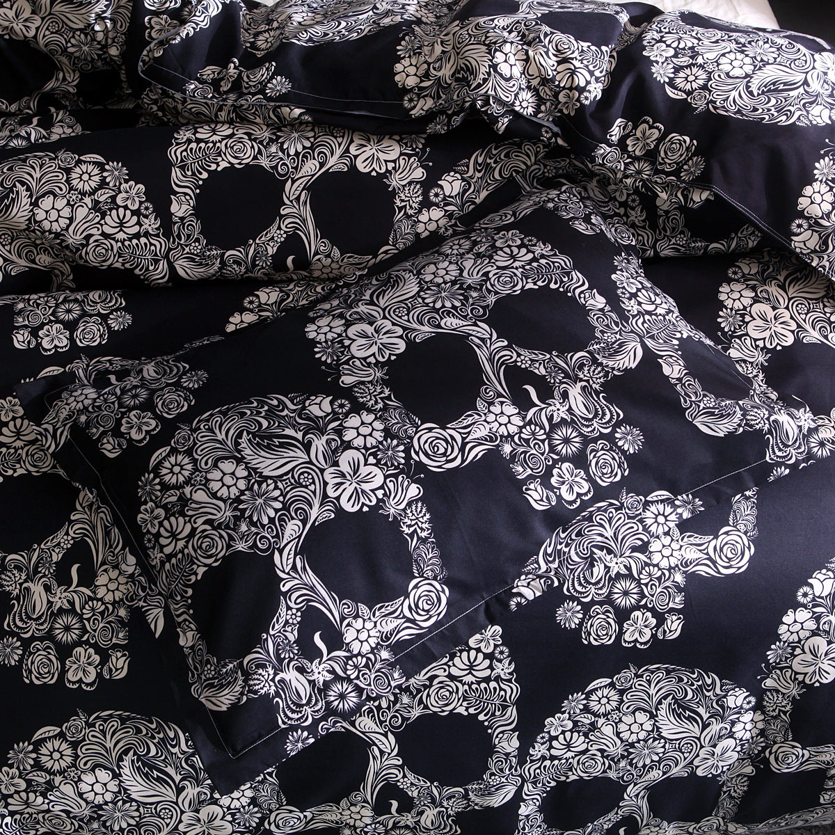 Skull Home Textiles Set Quilt Cover - Amazhona 