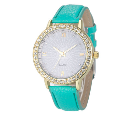 Women's watch sun face quartz watch personality rhinestone decoration fashion watch - Amazhona 