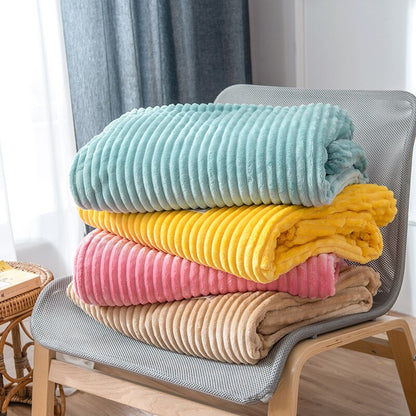 Flannel sheets Solid blanket - Amazhona 