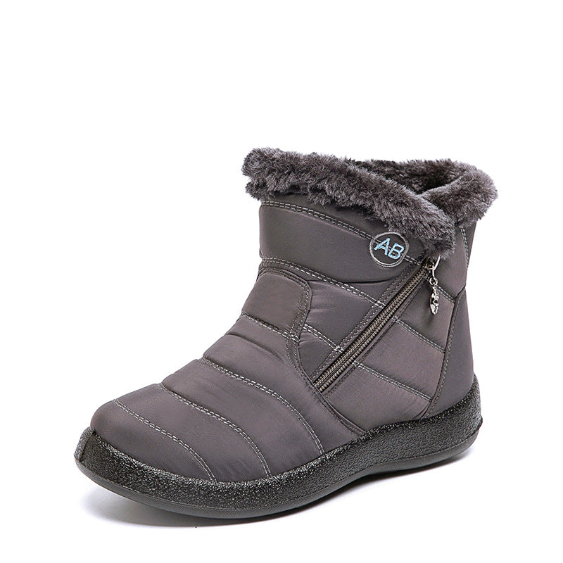 Waterproof boots warm XL snow boots - Amazhona 