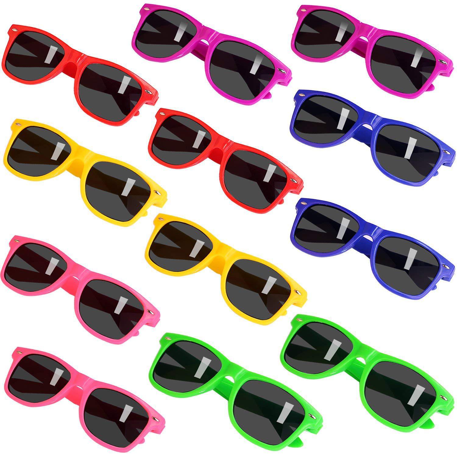 Retro Star Rice Nail Candy Colored Sunglasses - Amazhona 