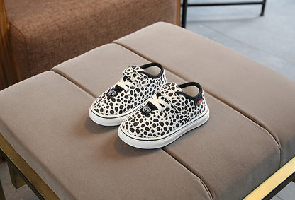 Leopard print children's sneakers - Amazhona 