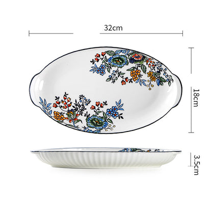 New Chinese Tableware Ceramic Rice Bowl - Amazhona 