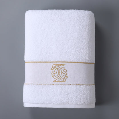 Pure Cotton Absorbent Five-star Hotel Solid Color Large Towel