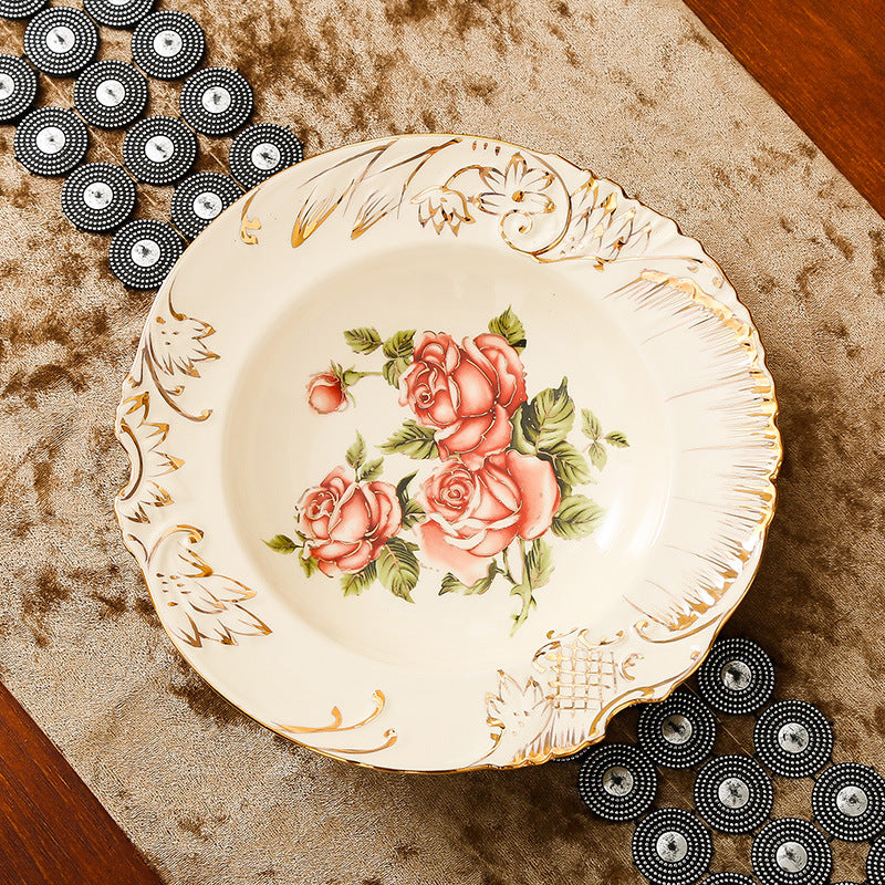 Dishes Set Household Ceramics For Eating - Amazhona 