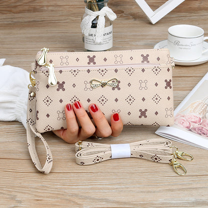 Summer Ladies Clutch Casual All-match Small Bag Mobile Phone Coin Purse Shoulder Messenger Bag - Amazhona 