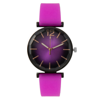 Women's Fashion Gradient Silicone Casual Watch - Amazhona 