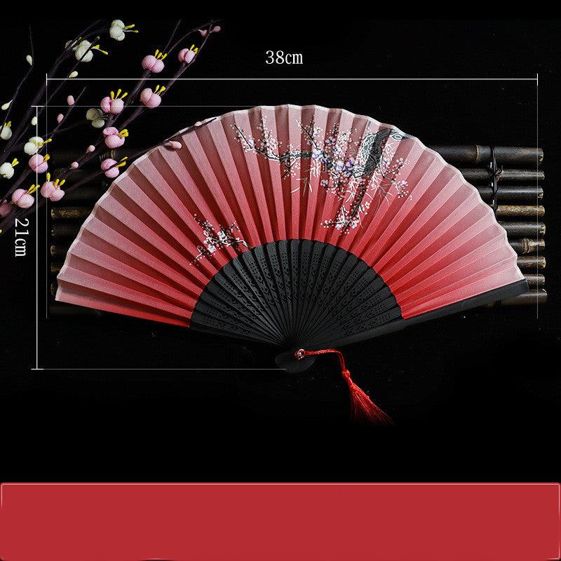 Home Fashion Japanese Print Folding Fan - Amazhona 