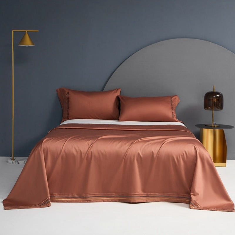 Cotton Single Bed Sheet Pillowcase Three Piece Set - Amazhona 