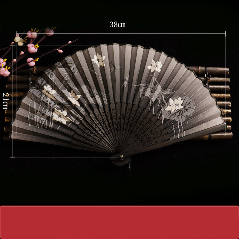 Home Fashion Japanese Print Folding Fan - Amazhona 