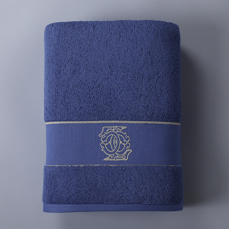 Pure Cotton Absorbent Five-star Hotel Solid Color Large Towel