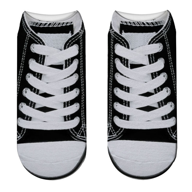 New Sneakers Print New 3D Women's Socks - Amazhona 