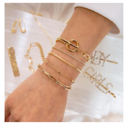 Simiya style multilayer chain bracelet - Amazhona 