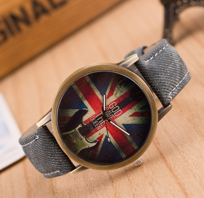 UK Flag Wrist Watch - Amazhona 