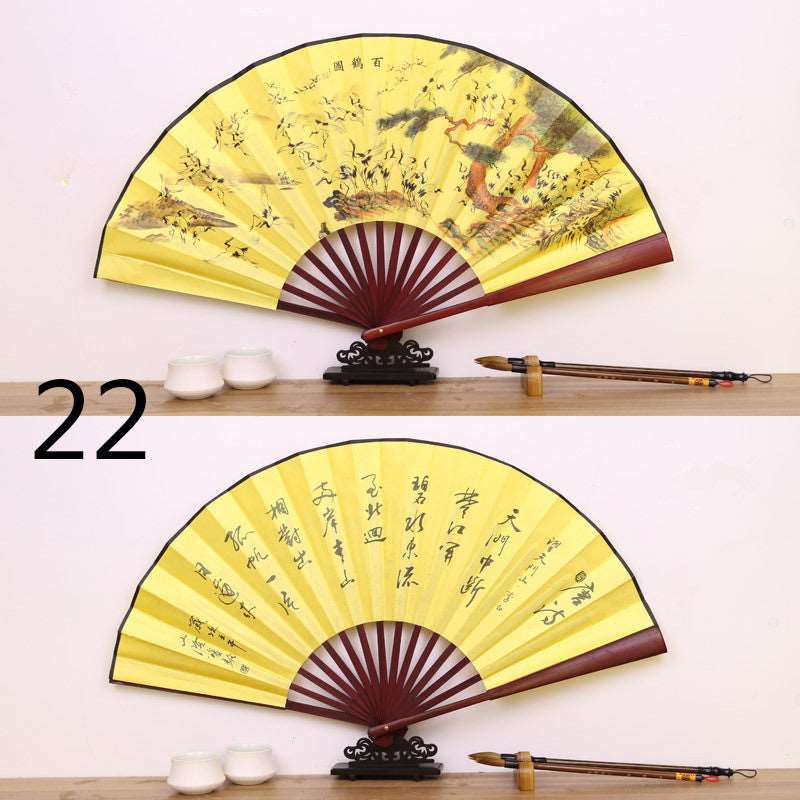 Bamboo craft fan - Amazhona 