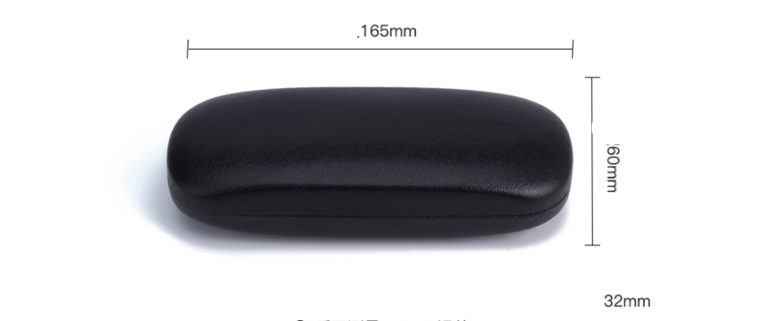 Leather Case For Compression Resistant Myopia Glasses - Amazhona 