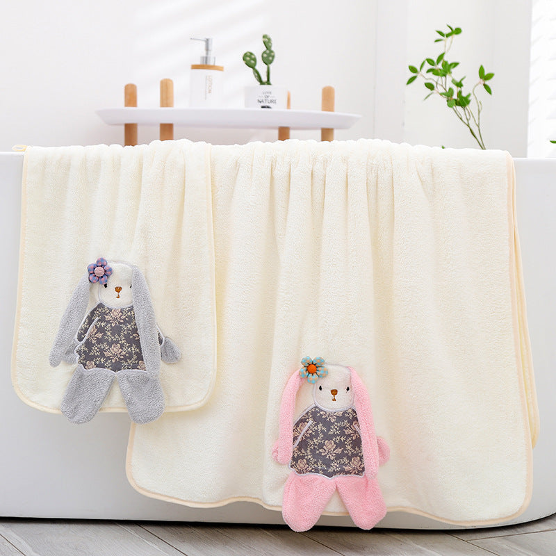 Children's Towel Baby Bath Towel Two Piece Set - Amazhona 