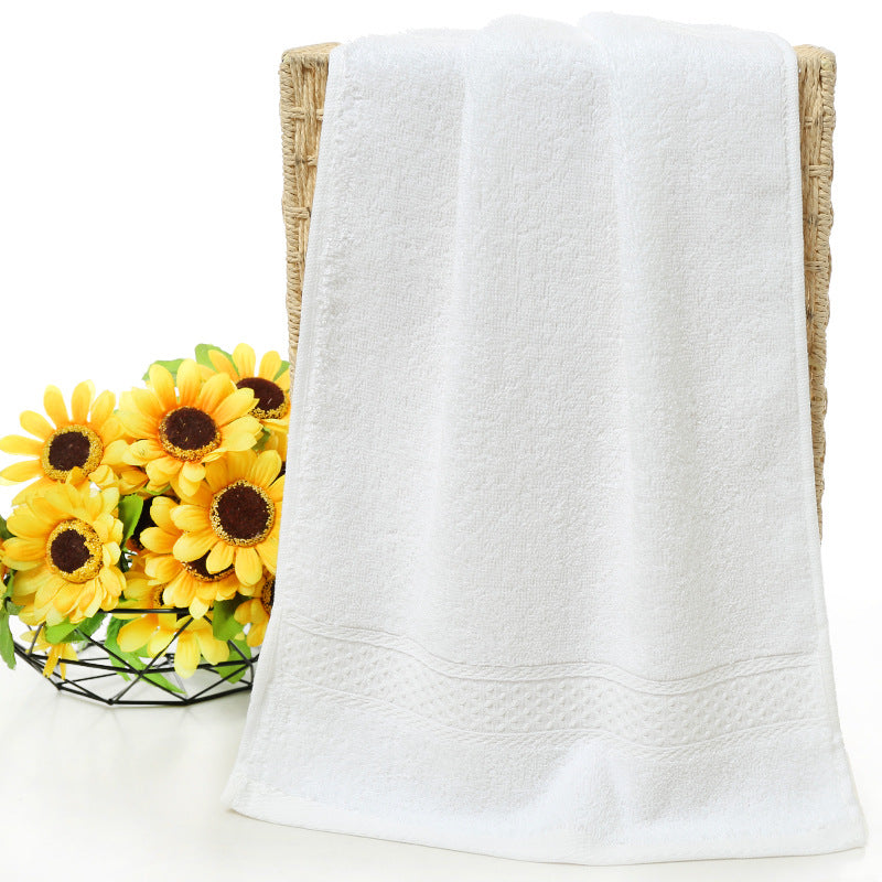 Pure cotton plain towel bath towel - Amazhona 