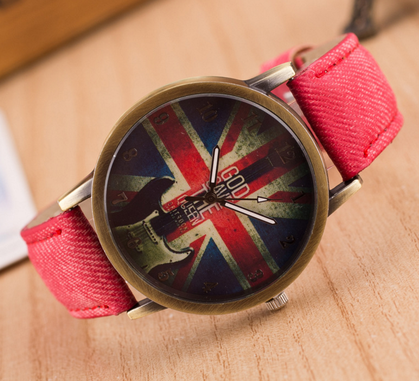 UK Flag Wrist Watch - Amazhona 