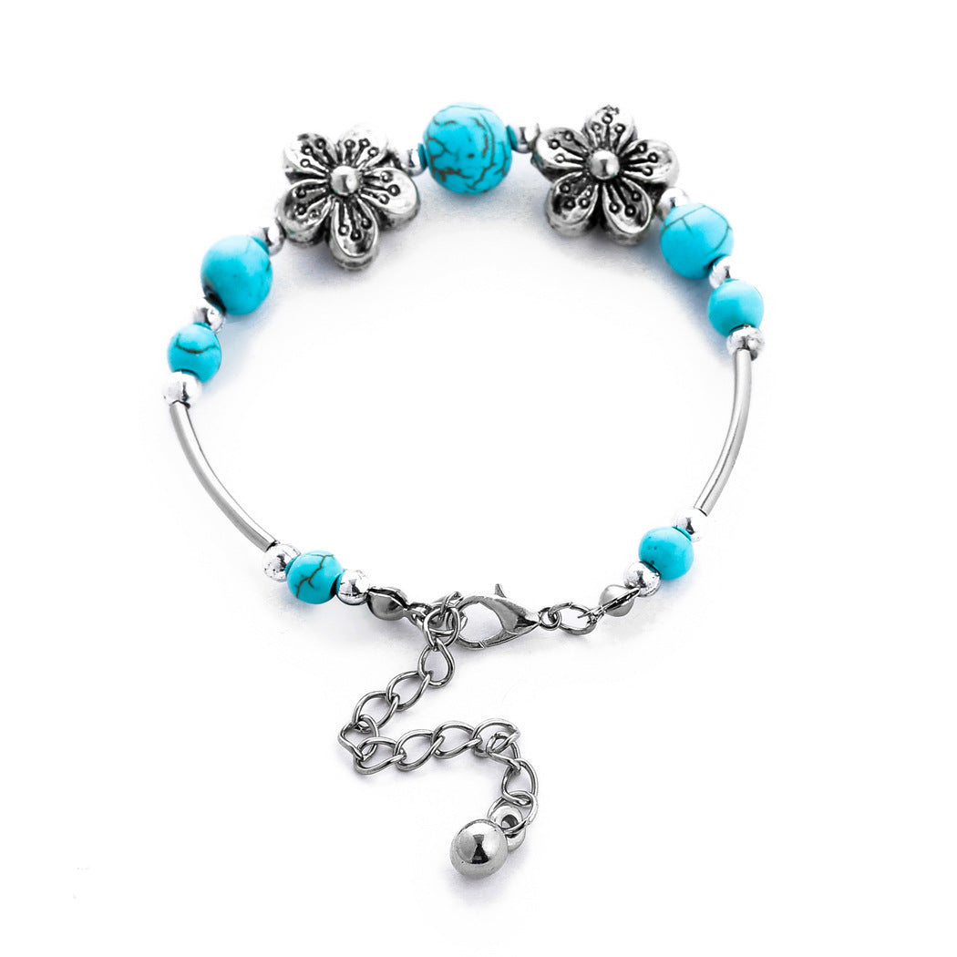 European And American Fashion Turquoise Bracelet - Amazhona 