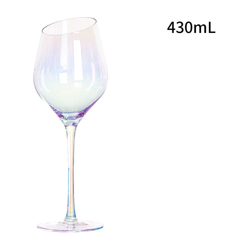 Gradient Colorful Glass Goblets Nordic Red Wine Glasses - Amazhona 